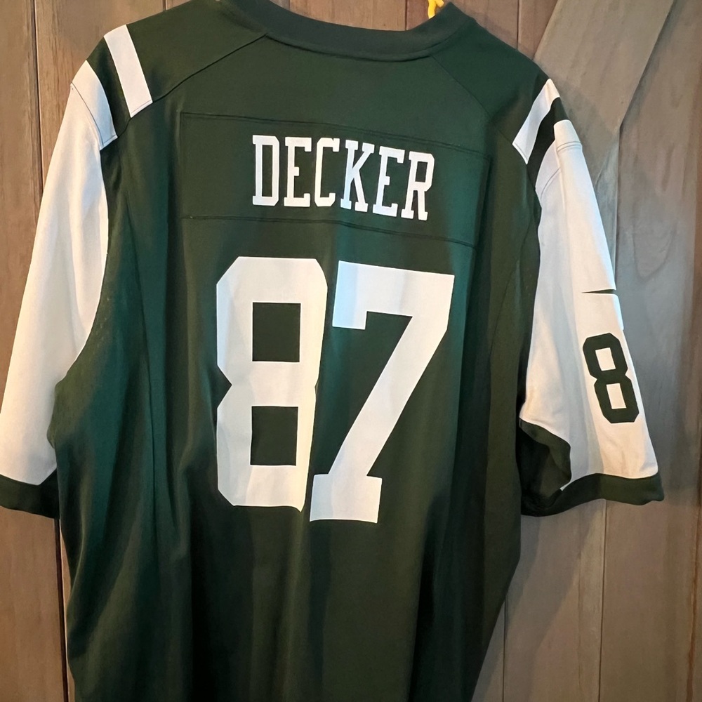 ERIC DECKER NFL Green XL Jersey
